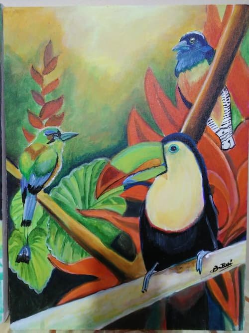 TUCAN CUADRO BETSY GARCIA